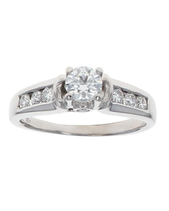 0.40ct Round Brilliant Diamond Engagement Ring in White Gold